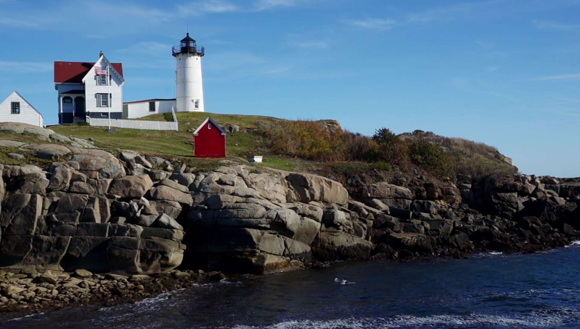 Royalty Free Stock Maine Lighthouse Video Footage Clip - Vidsplay.com